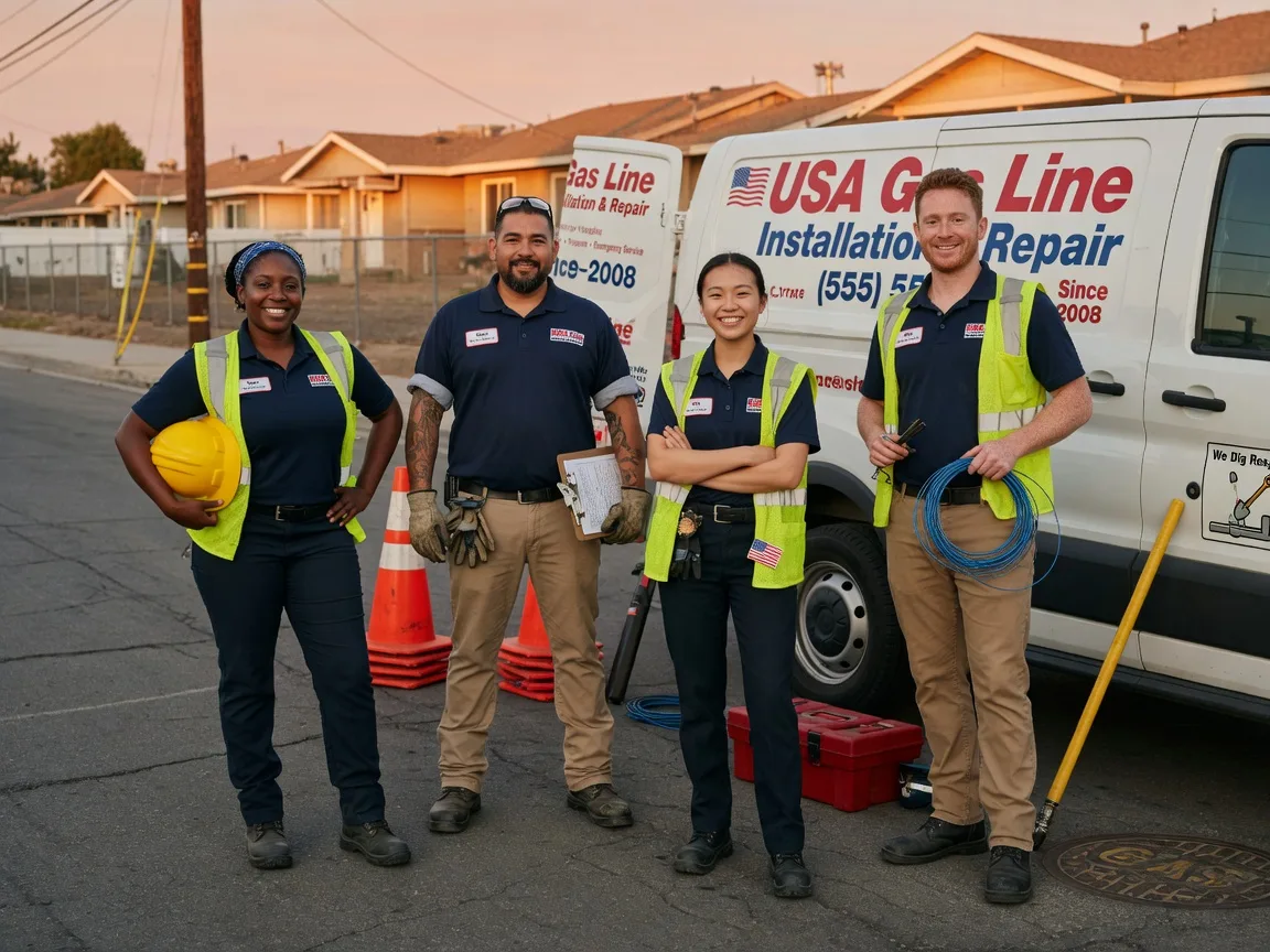 Gas Line Installation company in Bowers, PA